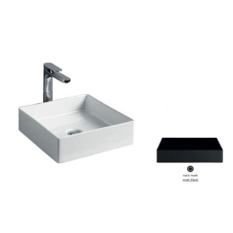 Раковина накладная 38 см ArtCeram Scalino (SCL001 17 00) черный матовый