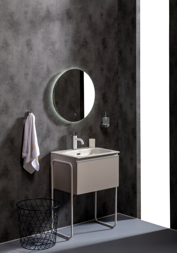 Фото Armadi Art Vallessi 837-060-C Тумба без раковины Vallessi 60*46см КАШЕМИР матовый, 1 полка