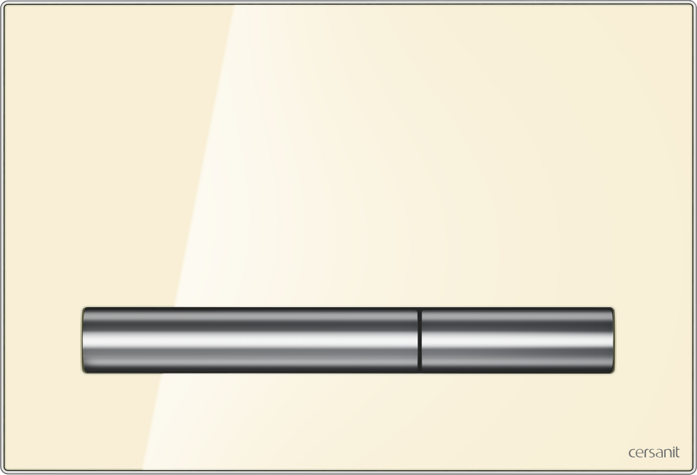 Фото Клавиша смыва Cersanit Pilot (P-BU-PIL/Beg/Gl)