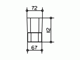 Фото Стакан для зубных щеток Keuco Elegance 11650019001, хром