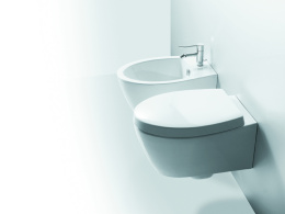 Унитаз Simas Lft Spazio LFT 18 bi/F85 подвесной с креплением