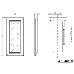 Зеркало Gessi Eleganza (46593#520)
