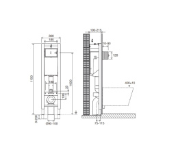 Фото OLI QUADRA 886667 Система инсталляции Total Black LE