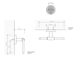 Фото Держатель туалетной бумаги Decor Walther Basic (0530100) хром