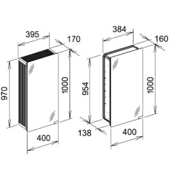 Фото Модуль Keuco Royal Modular 25014000201, алюминий