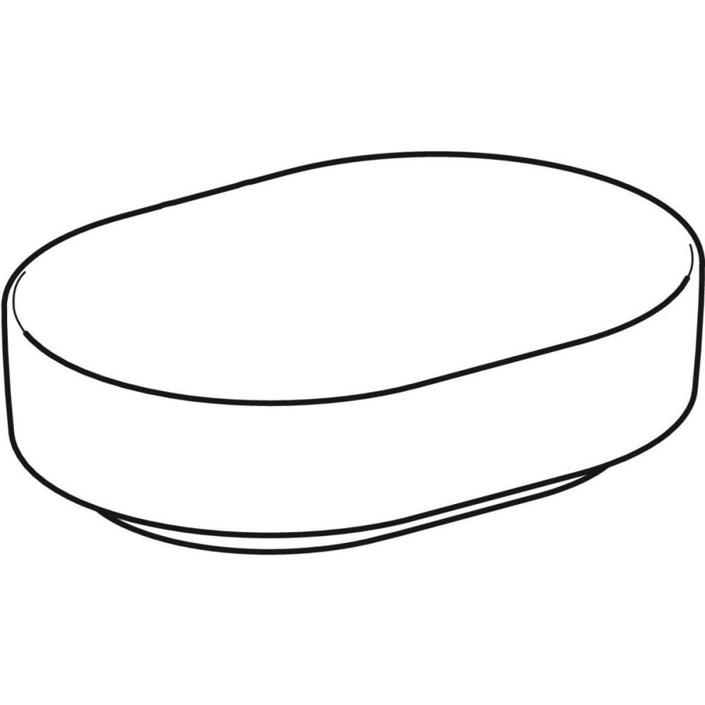 Фото Geberit Variform 500.774.01.2 Раковина, встраиваемая сверху, накладная