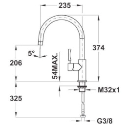 Teka Inx 749150200 Смеситель для мойки