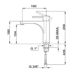 Teka Cuadro 3891925 Смеситель для мойки