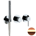 Смеситель для душа Remer X Style X97D3PWBRP, медь брашированная
