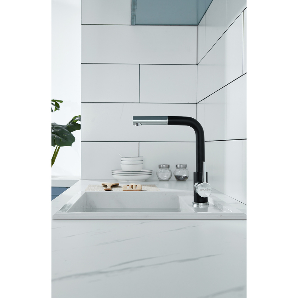 Смеситель для кухни Paulmark Kassel (Ka214311-401) антрацит