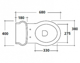Крышка сиденье для унитаза Galassia Ethos (8495NOBR), цвет темное дерево