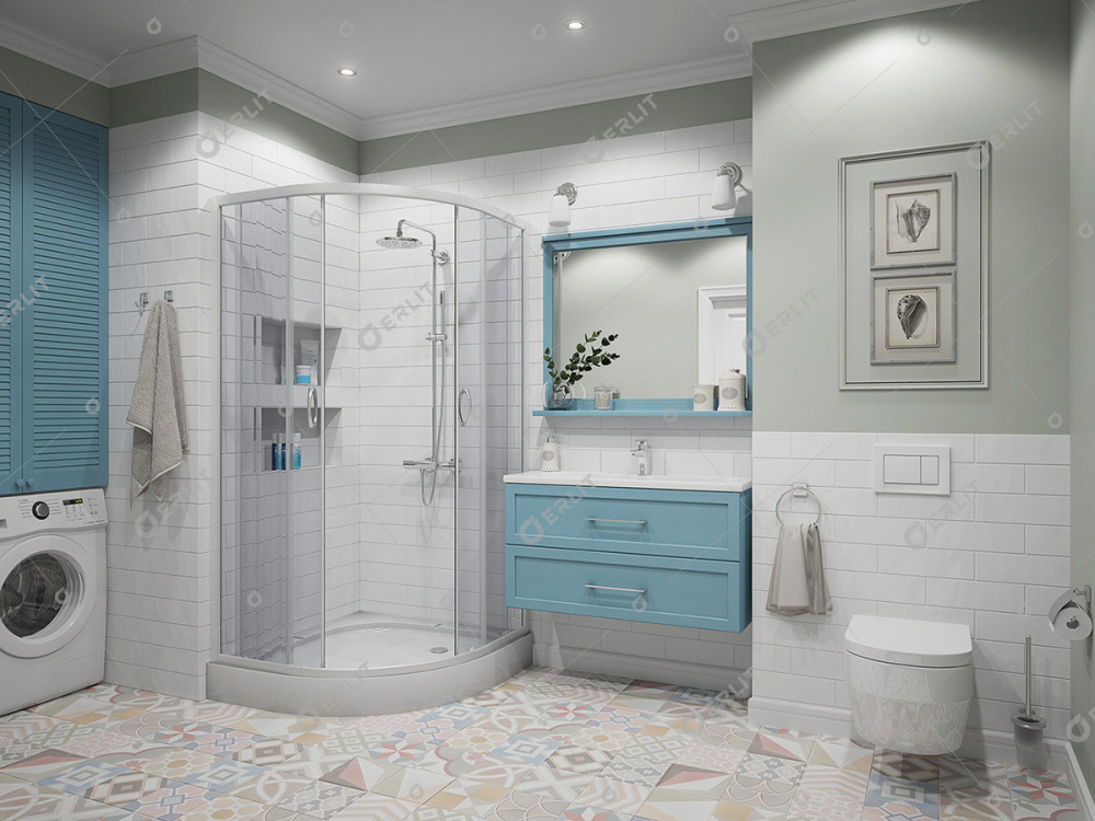 Душевой уголок Erlit ER0508T-C4 (800x800x1950)