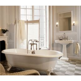 Смеситель Axor Montreux 16547820 напольный, шлифованный никель