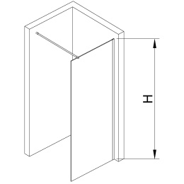 Перегородка для душа RGW Walk In 35100209-14