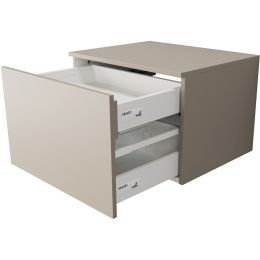 Velvex UNIQUE UNIT tpUNI.60.H40.Y.VY-215 Тумба подвесная выс. 40, выдв. ящик, внутр. ящик, бежевый ш