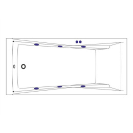 Excellent Palace WAEX.PAL18.SOFT Ванна 180x80 "SOFT" (хром)