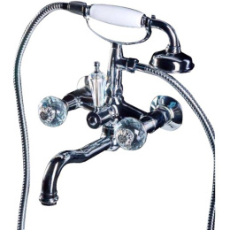 Фото Смеситель для ванны Boheme Flora (273-FL) хром