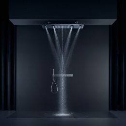 Верхний душ Axor Shower Heaven 10628000,120x30 см, 3 режима струи, с держателем