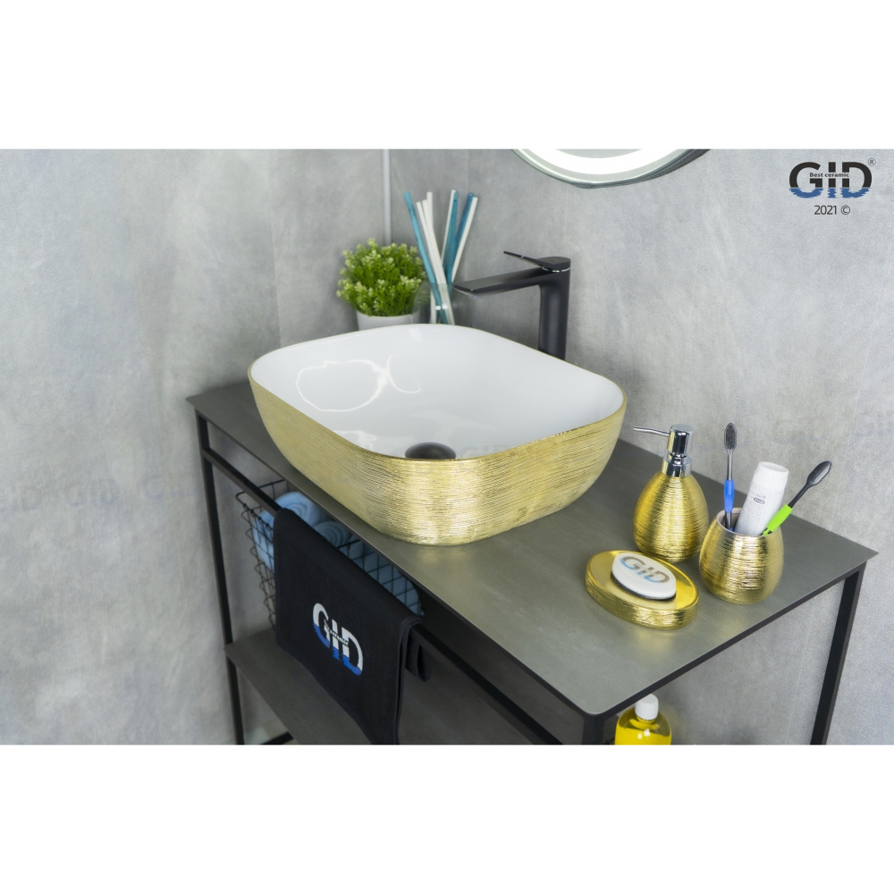 Раковина накладная Gid D1302h130