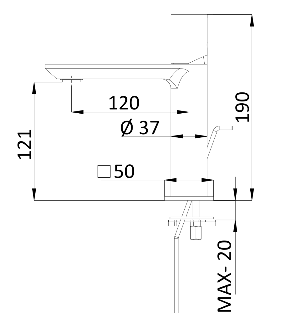 Фото Смеситель для раковины Remer Edge EG510
