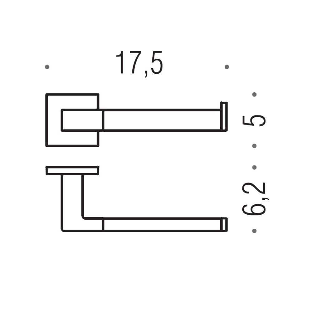 Держатель туалетной бумаги Colombo BasicQ (B3708DX) хром