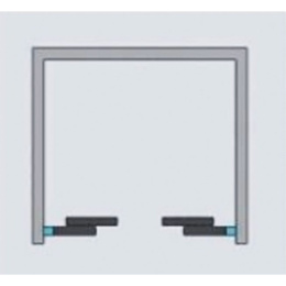 Душевая дверь в нишу Radaway Idea Black DWD 170 профиль Черный стекло прозрачное 387127-54-01