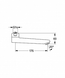 Излив для смесителя Grohe (13462000)
