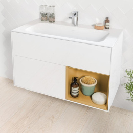 Villeroy Boch Finion G040HFMT Тумба под раковину 996х498 мм (gold matt/white matt)