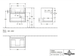 Villeroy Boch Collaro C00900VH Тумба под раковину 604х444 мм (Arizona Oak)