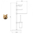 Полотенцедержатель Nicolazzi Accessori bagno Classici 1496BBZ