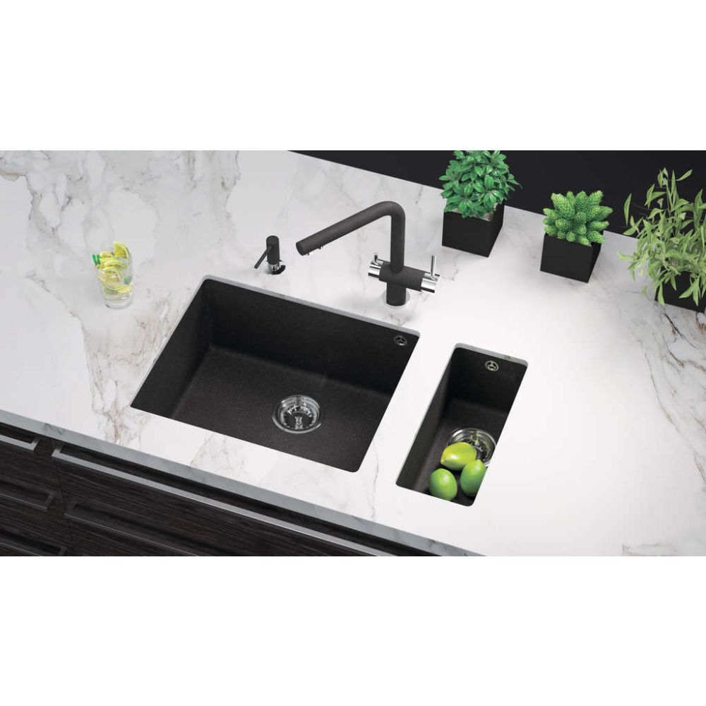 Кухонная мойка Omoikiri Bosen 54-U-BL Tetogranit (4993161) черный