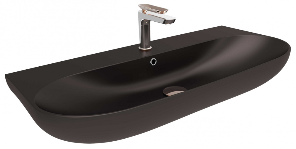 Фото Раковина Bien Vokha MDLS09001FD1B7000 90 x 42 x 15.5 см, черный матовый
