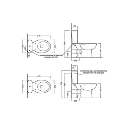 Унитаз Hatria Erika Pro (YXBQ01) белый