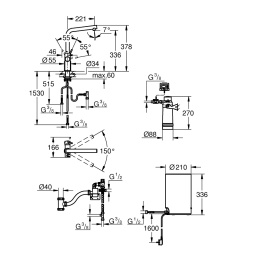 Grohe Red 30327001 Смеситель для кухни, с функцией кипячения воды