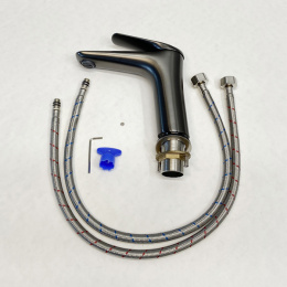 Фото Смеситель для раковины, картридж 35 мм, графит, FC074A-CGT