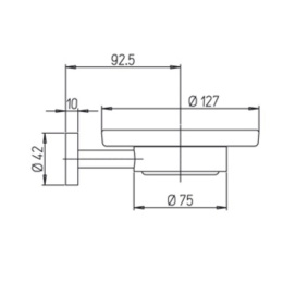 Фото Мыльница Paini Pixel 81CR021BI хром