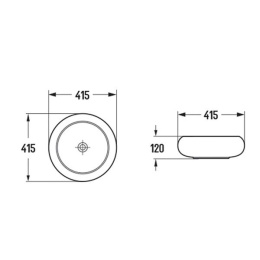 Раковина 41.5 см Comforty (00-00012232)