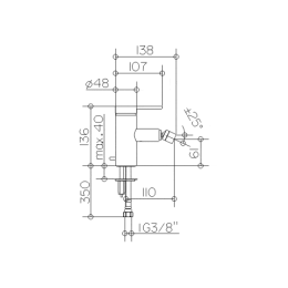 Смеситель для биде Keuco Plan Blue 53909010000, хром