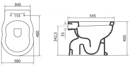 Крышка-сиденье BelBagno BOHEME BB115SCW-CRM