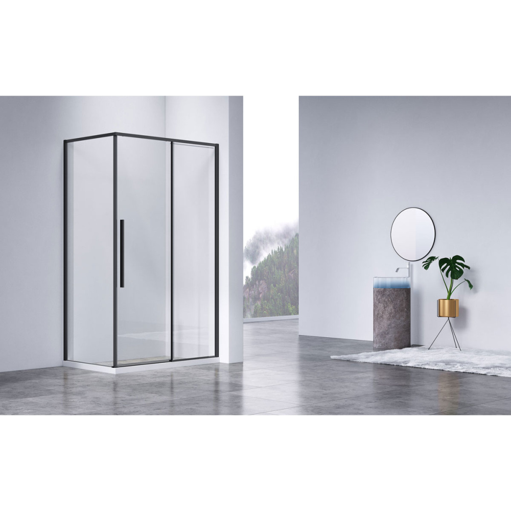 Душевой уголок Vincea Slim-N (VSR-4SN9012CLB) черный