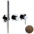 Смеситель для душа Remer X Style X97D3PWBBR, бронза масляная