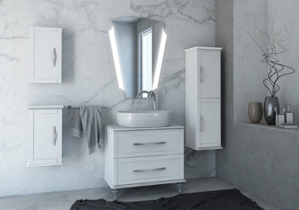 Зеркало CEZARES TIFFANY 45043 Bianco Opaco