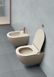Фото Унитаз подвесной GSI Pura (8815FR508) creta matte