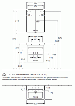 Фото Villeroy&boch Trend S2DA05E4R1 Комплект мебели 2 ящика выдвижных, цвет фасада: белый глянец