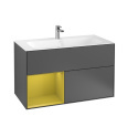 Villeroy Boch Finion F030HEGK Тумба под раковину 996х498 мм (sun matt/anthracite matt)