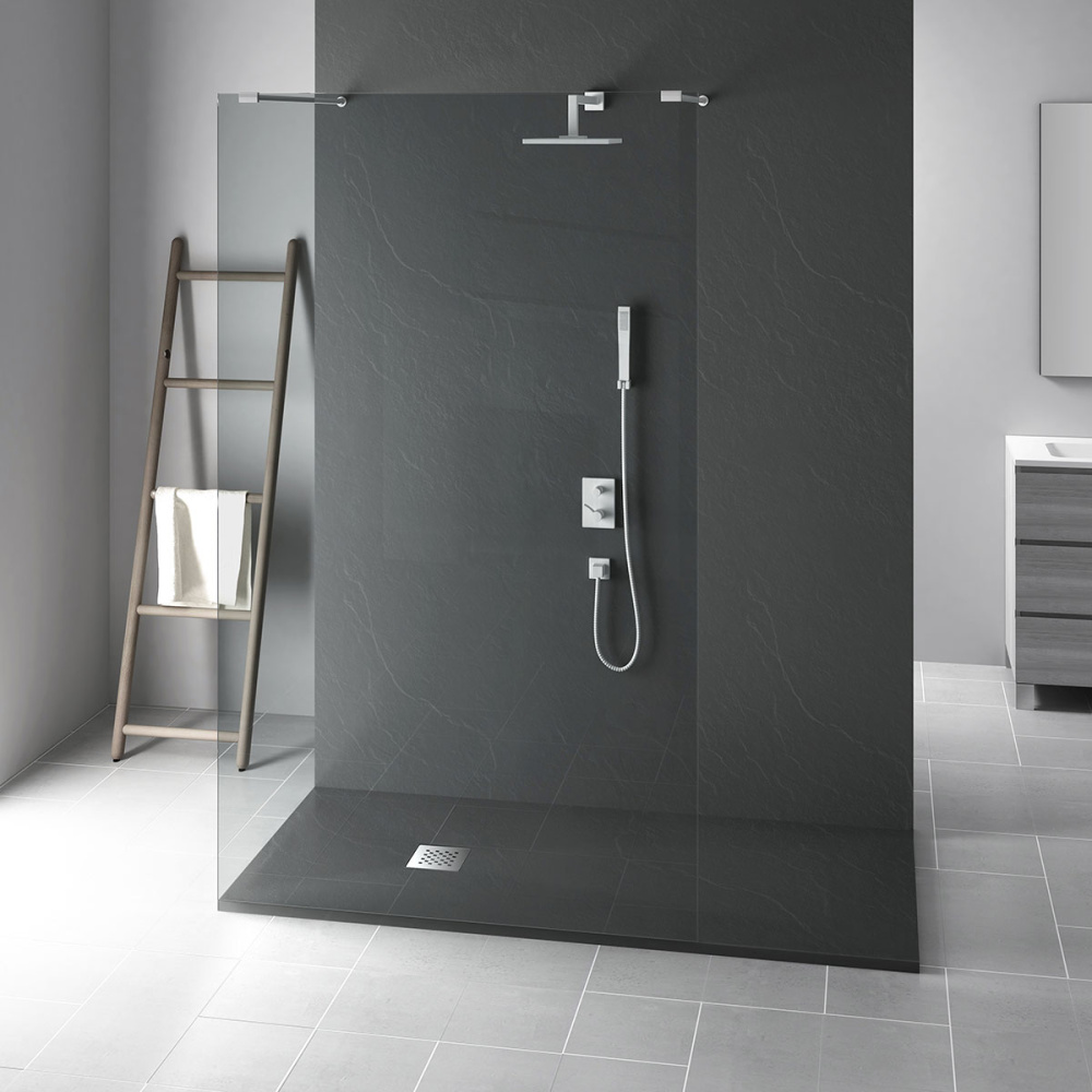 Поддон для душа Vincea (VST-4SR8012A) антрацит