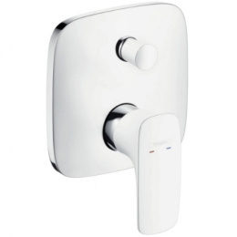 Смеситель для ванны Hansgrohe PuraVida (15445400) хром, белый
