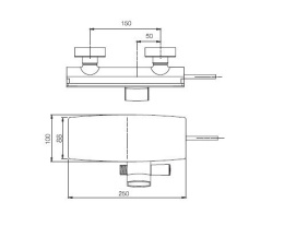 FIMA Carlo Frattini De Soto F3654/1CR Смеситель для ванны