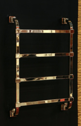 Полотенцесушитель водяной Margaroli Concerto 732-4 732-4G, высота 81 см, ширина 53 см, золото