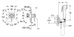 Унитаз компакт Grohe Euro Ceramic 39338000 безободковый